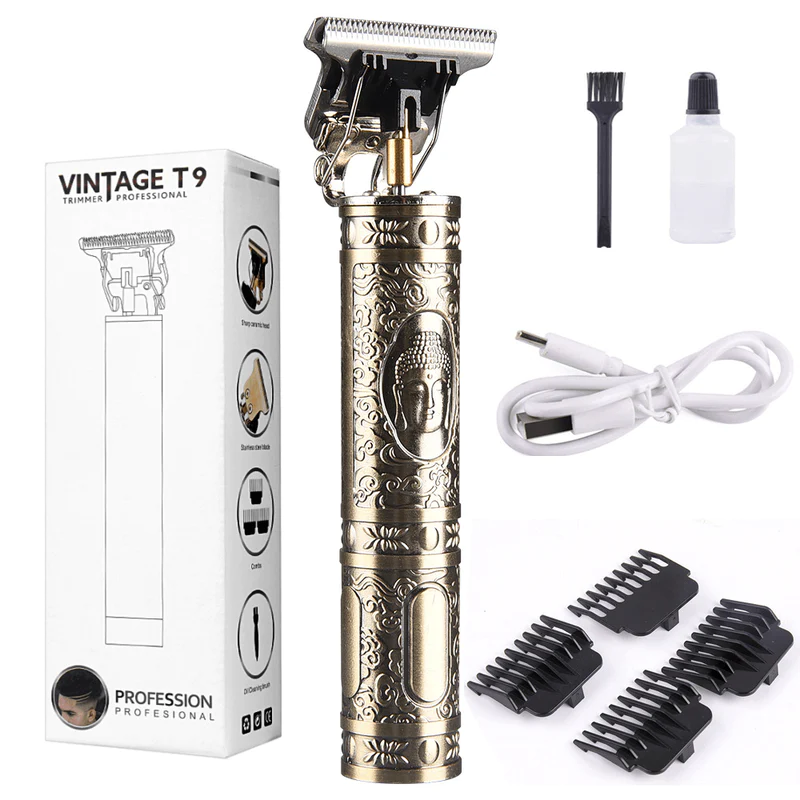 Barbeador e Aparador Vintage T9 Ultra Barbe
