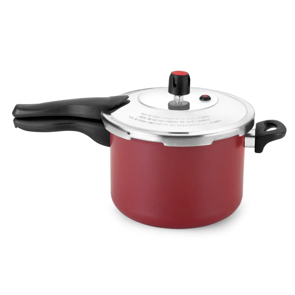 Panela de Pressão Fechamento Externo 4,5L Vermelha